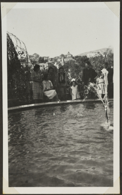 A Photograph of a Small Pool 