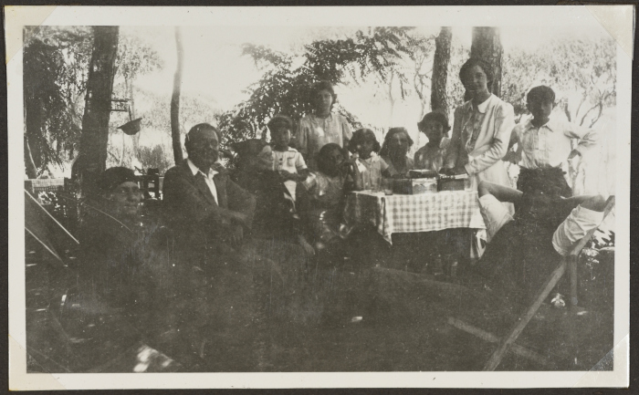 Members of al-Alami Family During a Trip 