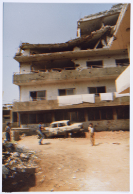 A Destroyed Building, Burj al-Barajneh Camp, 1985- 1987