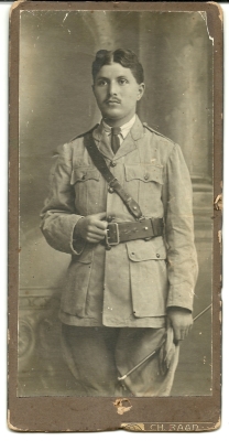 Yaqoub al-Husseini during WWI, 1914