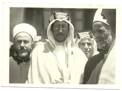 The Visit of Prince Saud bin Abdulaziz to Jerusalem, 1935