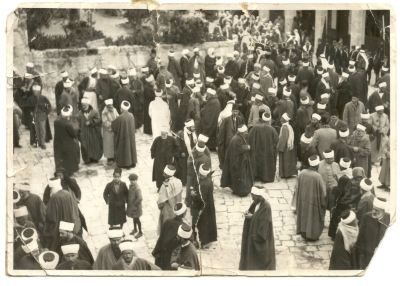 Muslim Scholars in al-Aqsa Mosque