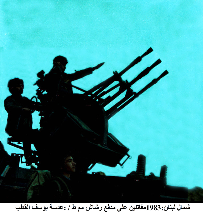 Fighters of northern Lebanon in 1983