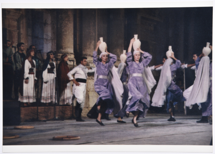 El-Funoun Palestinian Popular Dance Troupe at Jerash Festival presents 