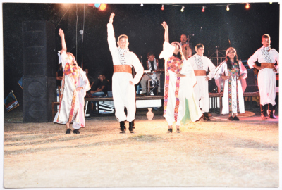 El-Funoun Baraem Group Performing a Folkloric Dance Show in Greece