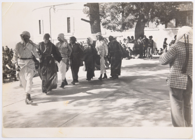  فرقة الفنون الشعبية في مسابقة الدبكة الشعبية في جامعة بيت لحم