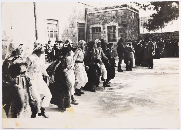  Folk Arts band in the popular Dabkeh Competition at the University of Bethlehem