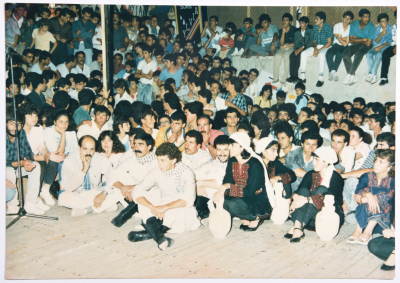 El-Funoun Palestinian Popular Dance Troupe at the Heritage Festival at Birzeit University presents "Palestinian Joys"