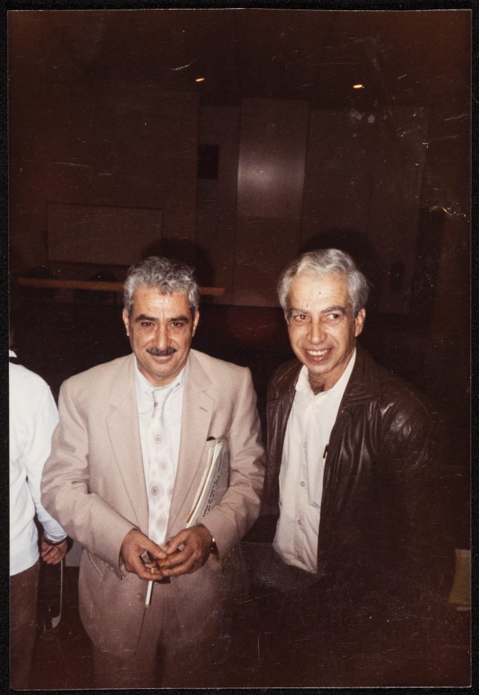 Tawfiq Zayyad Participating in a Conference outside of Palestine