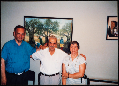 Tawfiq Zayyad During the Reception of a Delegation Visiting Nazareth Municipality