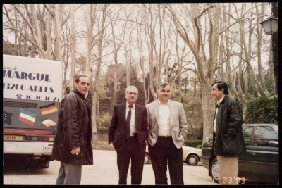 توفيق زيّاد خلال زيارة لفرنسا عام 1993 