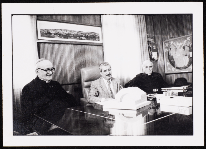 Tawfiq Zayyad Welcomes a Patriarch in the City of Nazareth
