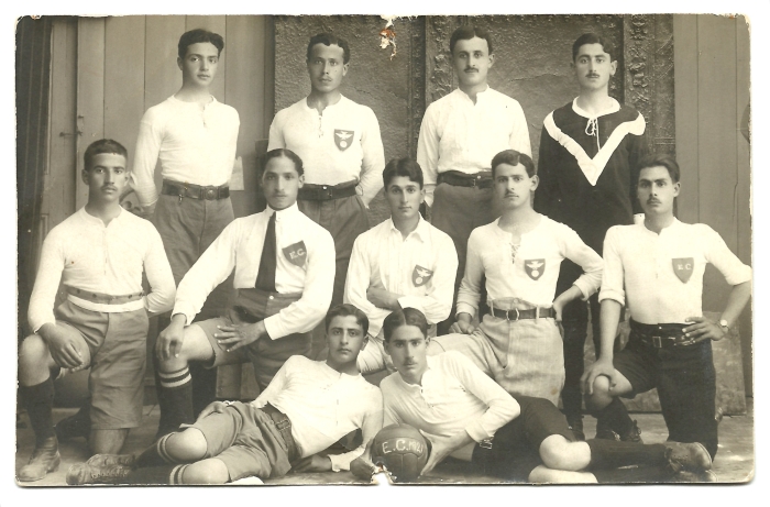 The Football Team of the English College, Jerusalem, 1921
