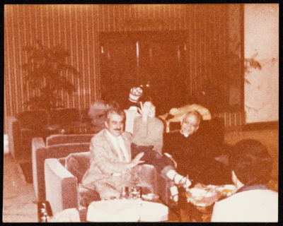 توفيق زيّاد خلال زيارة للولايات المتحدة الأمريكية فترة الستينات