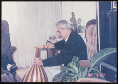 Tawfiq Zayyad in London, 1987