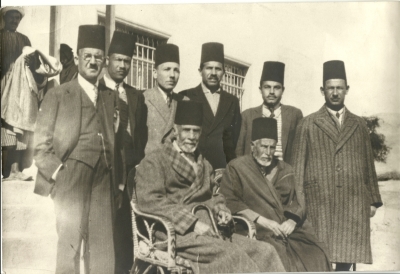 The al-Husseini Family during Prophet Moses Season, Jerusalem, 1934