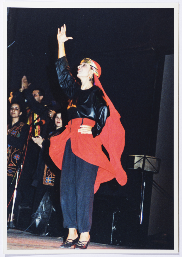 El-Funoun Palestinian Popular Dance Troupe at the Old Campus of Birzeit University Presentss the 
