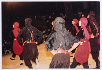 The Folk Arts Band at the Old Campus of Birzeit University Presentss the "Marj bin Amer"