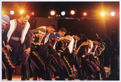 El-Funoun Palestinian Popular Dance Troupe Performing Dance Scenes at Ramllah First Group (Sareyyet Ramallha) 