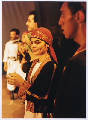 El-Funoun Palestinian Popular Dance Troupe Performing "Marj Ibn Amer" Dance Show at Birzeit Club 