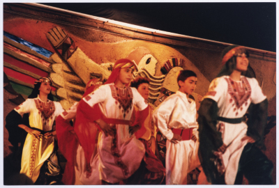 El-Funoun Baraem Performing at Ramallah First Group (Sareyyet Ramallah)