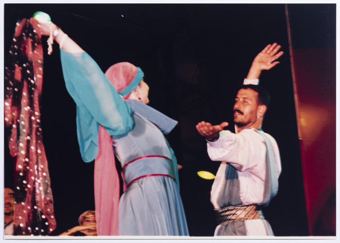 فرقة الفنون الشعبية في حرم جامعة بيرزيت  عرض 