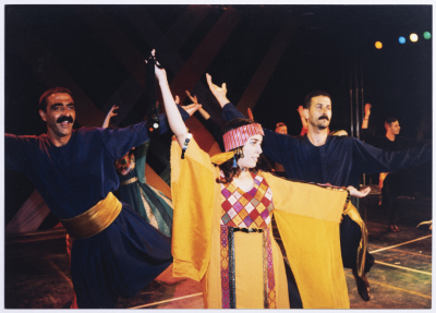 A Glimpse of a Dance Performance by el-Funoun Palestinian Dance Troupe at the Palestine International at Birzeit University