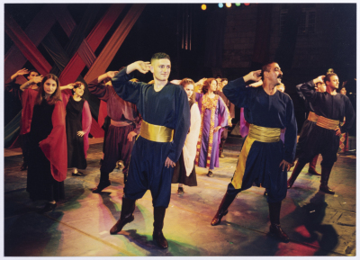 A Glimpse of a Dance Performance by el-Funoun Palestinian Dance Troupe at the Palestine International at Birzeit University