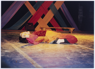 A Glimpse of a Dance Performance by el-Funoun Palestinian Dance Troupe at the Palestine International at Birzeit University