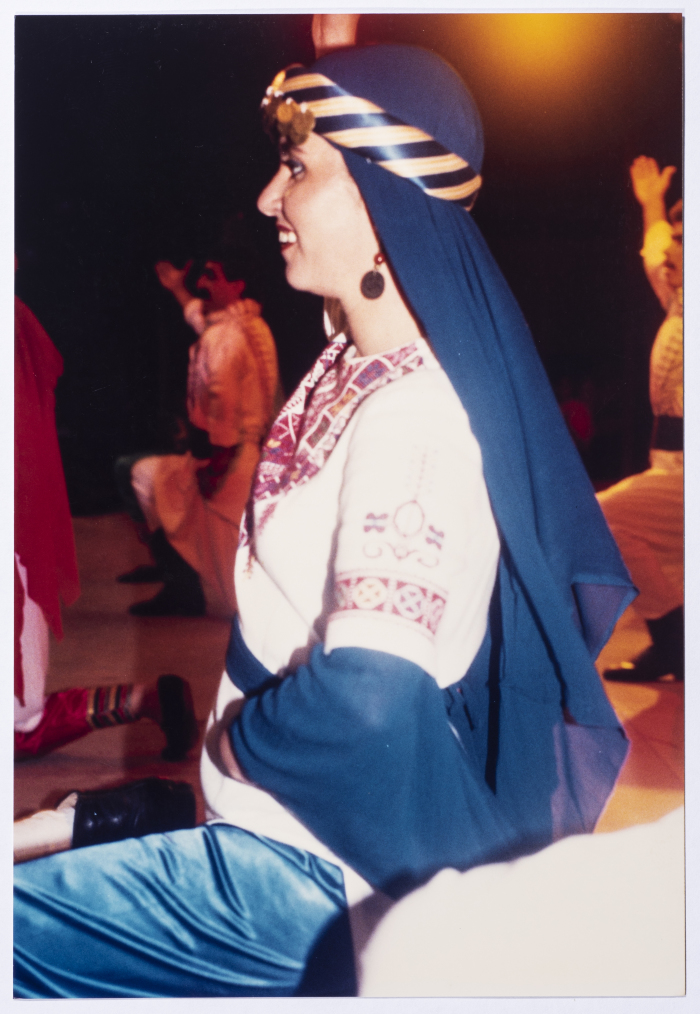 فرقة الفنون الشعبية في نادي بيرزيت قدمت عرض من لوحات راقصة