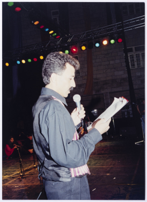 A Glimpse of a Dance Performance by el-Funoun Palestinian Dance Troupe at Birzeit University