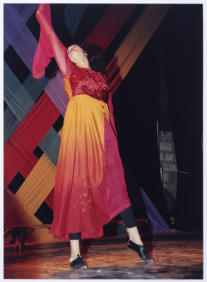 A Glimpse of a Dance Performance by el-Funoun Palestinian Dance Troupe at the Palestine International at Birzeit University