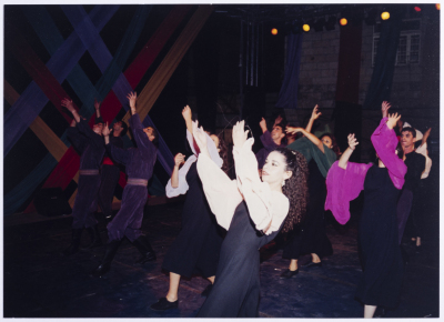 A Glimpse of a Dance Performance by el-Funoun Palestinian Dance Troupe at the Palestine International at Birzeit University