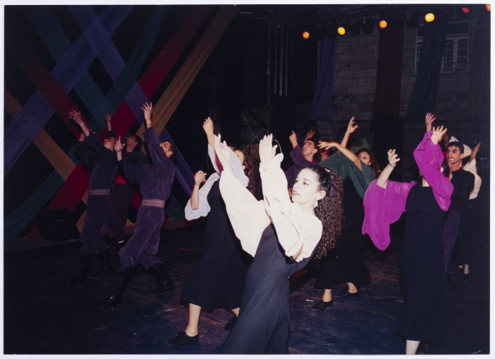 A Glimpse of a Dance Performance by el-Funoun Palestinian Dance Troupe at the Palestine International at Birzeit University
