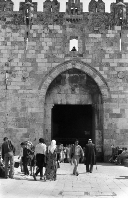 The Damascus Gate in the Old City of Jerusalem