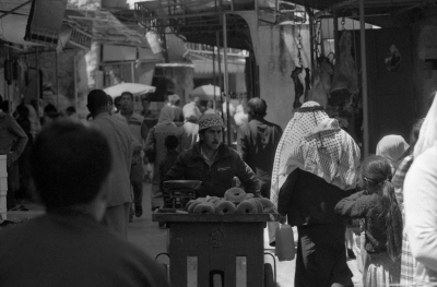 سوق البلدة القديمة، الخليل، 1987