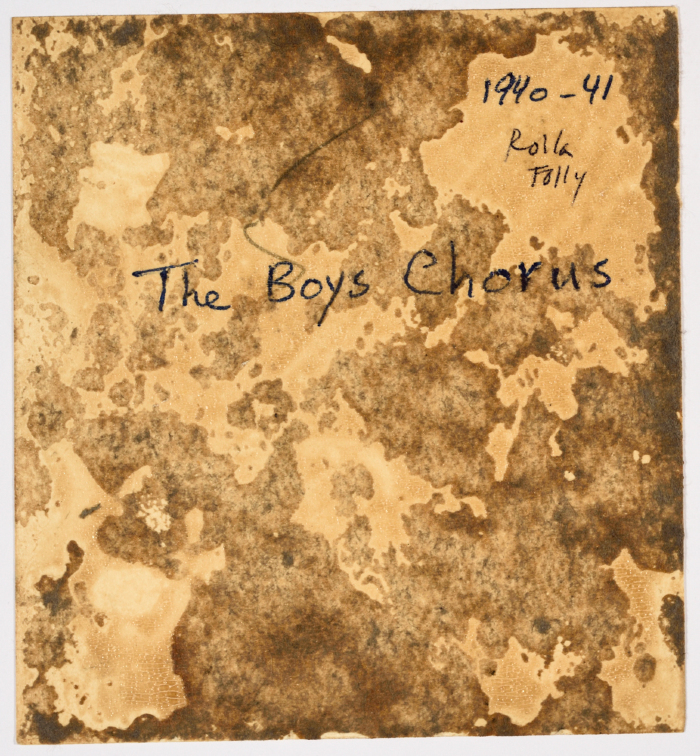 Members of the Boys Choir at Friends School