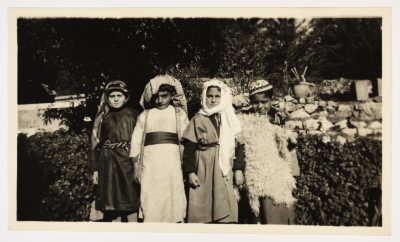 Children in Traditional Clothing 