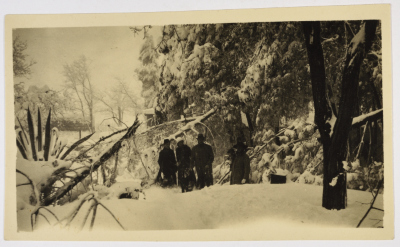 Snowstorm in 1920