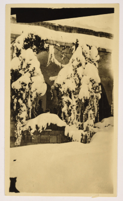 A Snowstorm in 1921