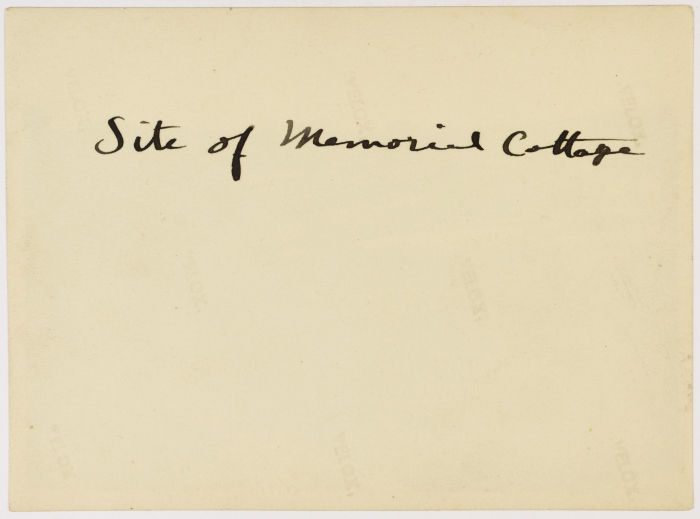 The Memorial Cottage Construction Site