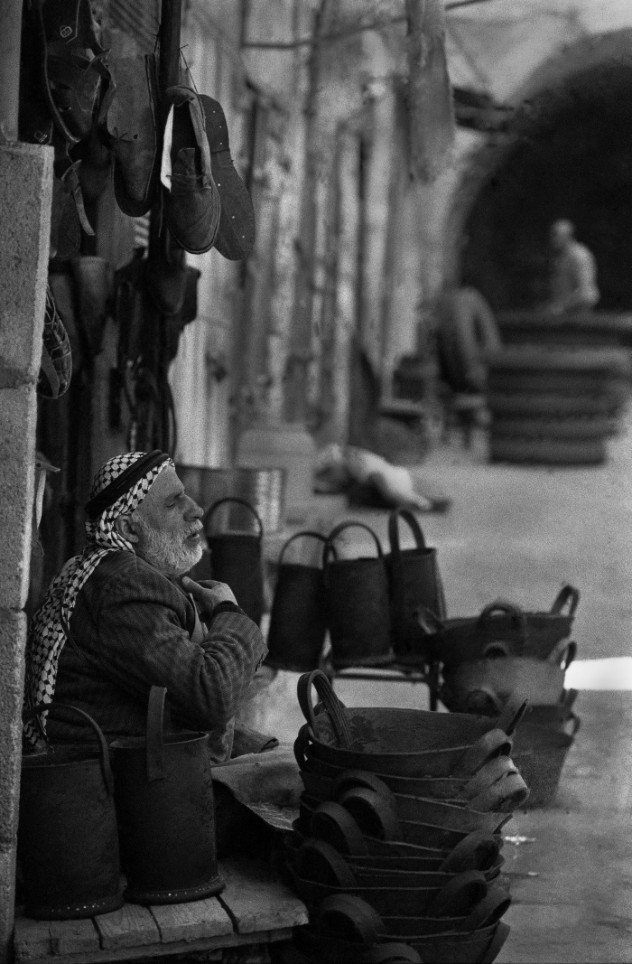 Hebron's Old City by photographer Joss Dray 1987