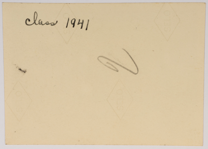 The Friends School Graduates, 1941
