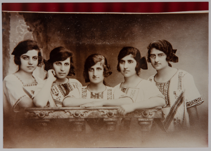 Women in Embroidered Dresses in 1924