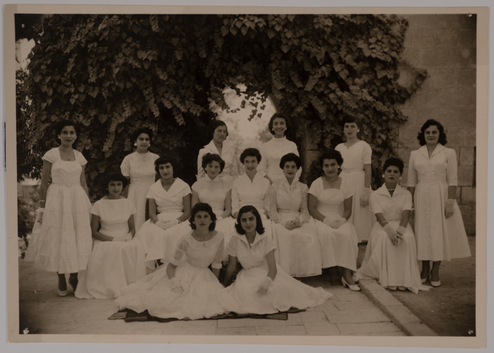 The Friends Girls School Graduates in 1956
