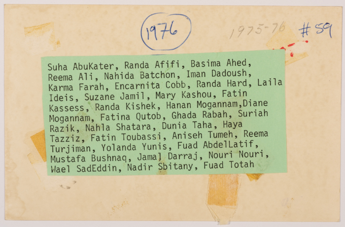 خريجات مدرسة الفرندز لعام 1976