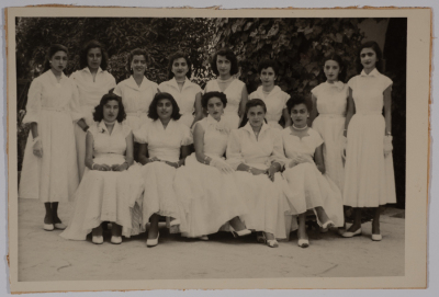 The Friends Girls School Graduates in 1954
