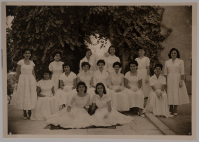 The Friends Girls School Graduates in 1956
