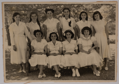 The Friends Girls School Graduates in 1952
