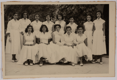 The Friends Girls School Graduates in 1954

